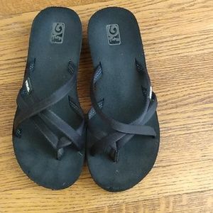 Teva mandalynn strappy wedge flip flop sandals